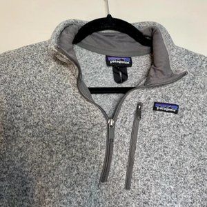 Patagonia better sweater mens small in grey